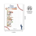 thumbnail image 2 of Roseum Collections Baseball Emoji Pictionary Game, Baby Blue, 25 Piece Pack, 2 of 7
