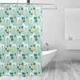 thumbnail image 2 of Rateoe Horse And Flower Shower Curtain - Fancy Bathroom Shower Curtain Sets - Waterproof Shower Curtain with Hooks with 12 Plastic Hooks 72x72 Inches, 2 of 5