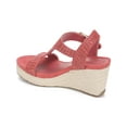 thumbnail image 3 of Kenneth Cole Reaction Womens Card Faux Leather T-Strap Espadrilles, 3 of 5