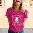 thumbnail image 1 of T-Shirts Graphiques Décontractés Tendance pour Femmes pour le Quotidien / Hauts à Manches Courtes d'Été au Design Unique, 1 of 4