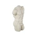 thumbnail image 6 of 10" x 16" White Polystone Textured People Sculpture with Black Speckles, by DecMode, 6 of 9