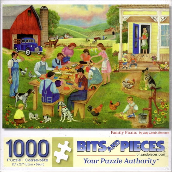 Family Picnic 1000 Piece Puzzle