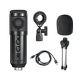 thumbnail image 1 of Micrófono USB Kit de micrófono de ordenador con soporte de trípode para grabar Podcasting video conferencia transmisión en directo en forma de corazón Sunnimix Micrófono condensador, 1 of 6