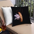 thumbnail image 1 of Ahgly Company Color Focus Black Outdoor Throw Pillow, 18 inch by 18 inch, 1 of 6