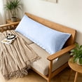 thumbnail image 4 of Gumesh Body Pillow Pillowcase, Ultra Soft Microfiber Long Pillow Cover, Envelope Closure Large Pillow Cases 19x39 inch (Light Blue), 4 of 6
