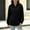 Black, variant on Oplxuo Womens Diamond Jacquard Hoodies Oversized Sweatshirt Solid Color Casual Long Sleeve Pullovers Tops with Pocket