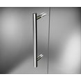 thumbnail image 2 of Aston Sdr990f-58-10 Nautis Gs 58" Wide X 72" High Frameless Hinged Shower Door - Bronze, 2 of 7
