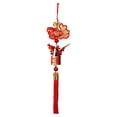 thumbnail image 1 of Adornos de Año Nuevo chino, colgante decorativo rojo tradicional, decoración de caballo estilo F, 1 of 8