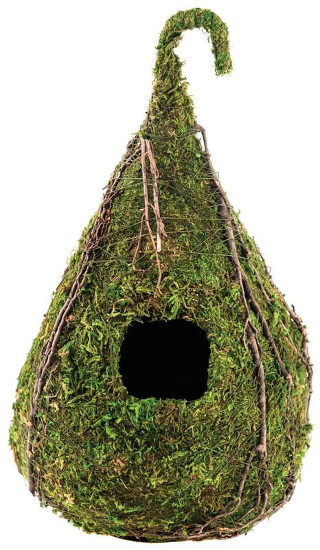 Galapagos (56026) Raindrop Deco Birdhouse, Fresh Green, 6 x 10in by Galapagos