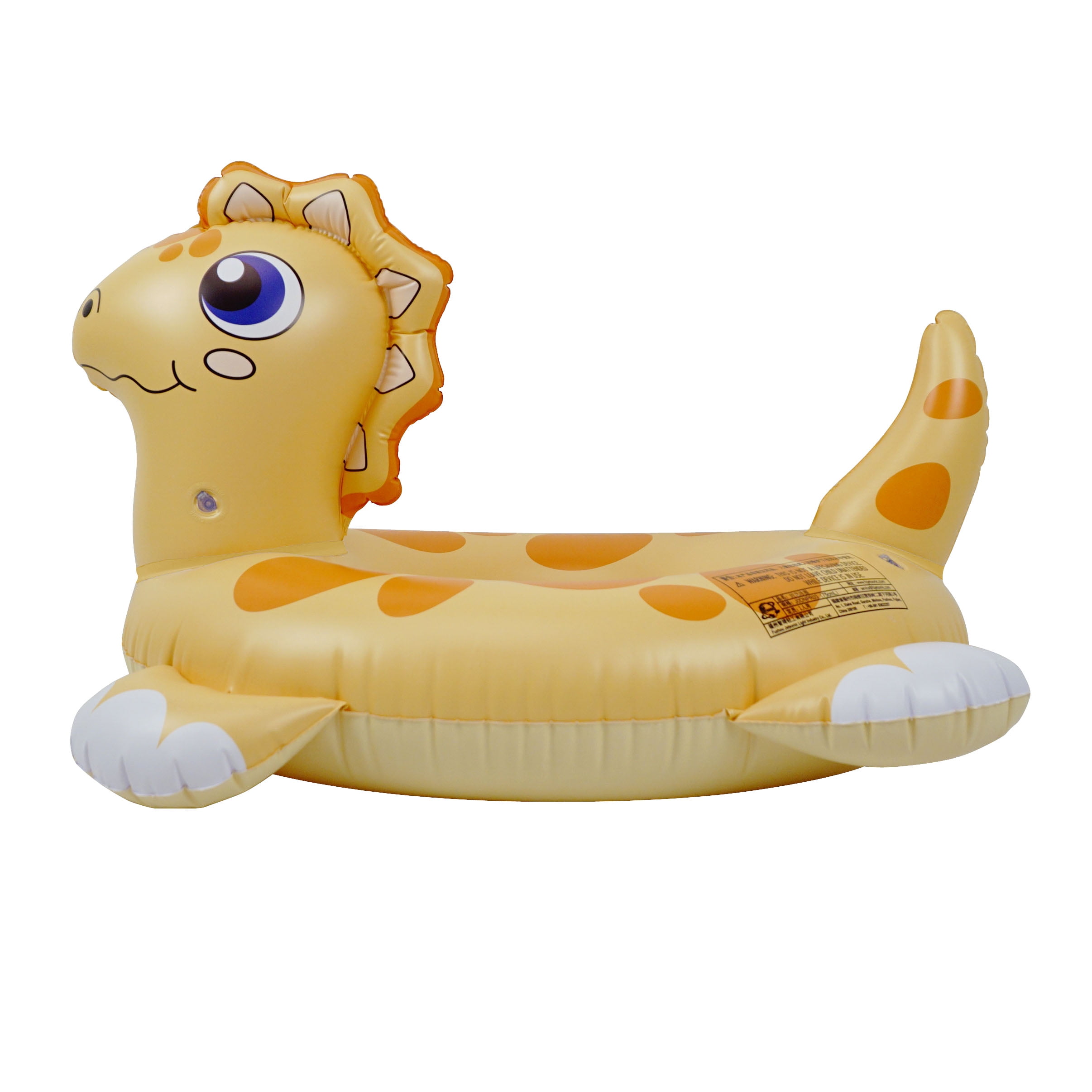 LOVE DOCK Dinosaur Swimming Pool Rings for Kids Floaties Inflatable Toy