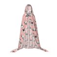 thumbnail image 7 of Honeii French Bulldog 1 Print Poncho Cape, Cloak Coat, Snuggly Hooded Wearable Blanket, Hooded Cape For Teenagers,Halloween Costumes-Small, 7 of 7