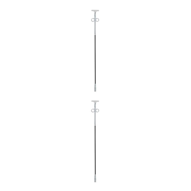Ruiboury Sewer Dredge Spring Sink Dredging Tool Flexible Drain Cleaning Tool for Kitchen Bathroom Hot Sale Grey 2Set