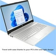 thumbnail image 5 of HP 15 Laptop, 11th Gen Intel Core i5-1135G7, 16GB DDR4 RAM, 512GB PCIe SSD, 15.6"HD(1366 x 768), Touch-Screen, Intel Iris Xe,Wifi 5, Windows 11 Home, Silver, 5 of 5