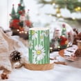 thumbnail image 5 of Daisy Flower on Stripe 2 PCS LED Flickering Flameless Candles with Remote Control Realistic 3D Wick Window Candles Sets for Wedding Table Home Decoration Gifts, 5 of 7