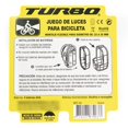 thumbnail image 5 of Juego De Luces para bicicleta Turbo Hl-40+Tl-100 Led Delantera/Trasera Negro, 5 of 5