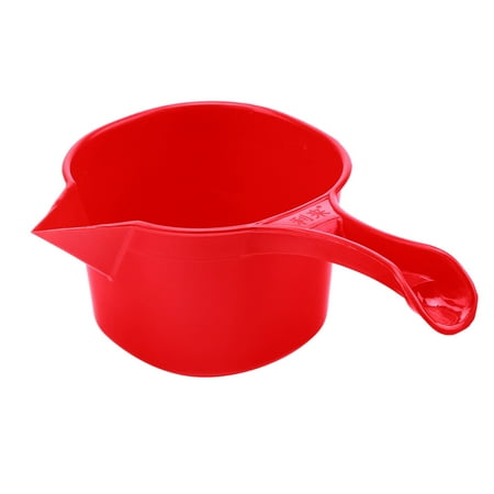

FRCOLOR Ceramic Tools Ceramic Slurry Ladle Thickened Plastic Handle for Water Scoop (Red)