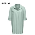 thumbnail image 2 of Women's V-Neck Swimsuit Beach Cover Up Shirt Bikini Beachwear Bathing Suit Beach Dress - XL, 2 of 8