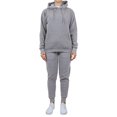 thumbnail image 3 of Womens Loose Fit Fleece-Lined Pullover Hoodie & Jogger 2-Piece Set (S-2XL), 3 of 3