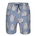 thumbnail image 3 of Pofeuu Cute Fat Cat Prin Men's Swim Trunks Quick Dry Bathing Suit Swimming Board Shorts Mesh Lining Beach Swimwear-X-Large, 3 of 6