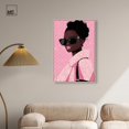 thumbnail image 3 of Pink Luxury Woman Canvas Fashion Art Prints by Art Remedy, Silver Frame, 24 x 36, 3 of 7