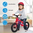 thumbnail image 2 of Danolapsi 12 Inch Balance Bike for 18months, 2,3,4,and 5 Years Old Boys and Girls -No Pedal Training Bicycle with Adjustable Seat Height  - Easy Assembly and Adjustments - Lightweight Toddler Bike, 2 of 5