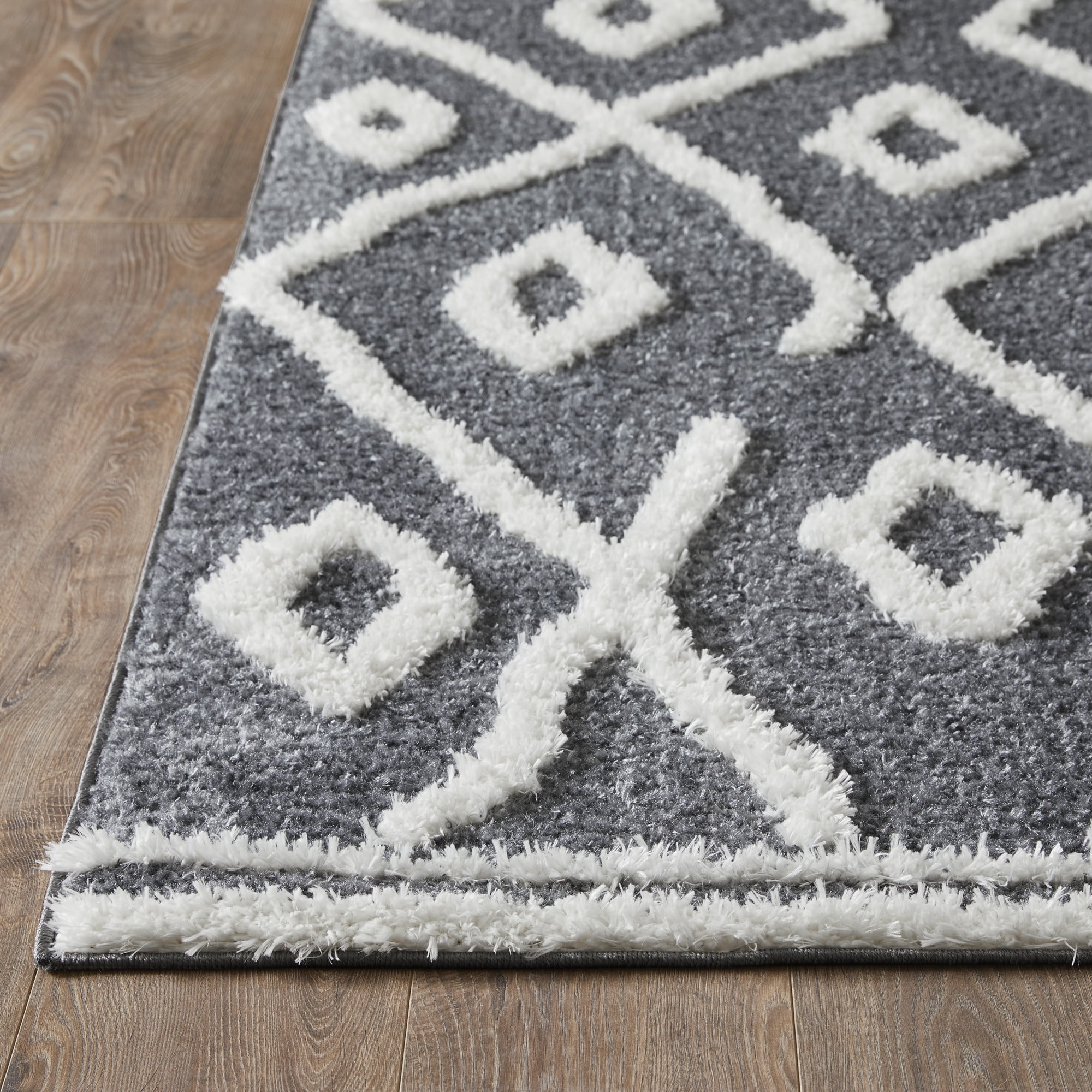Loomaknoti Vemoa Avonako 3' x 5' Blue Geometric Indoor Polypropylene Accent Rug