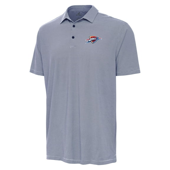 Men's Antigua Navy Oklahoma City Thunder Twine Polo
