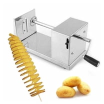 INTSUPERMAI Manual Potato Tower Spiral Slicer Stainless Steel