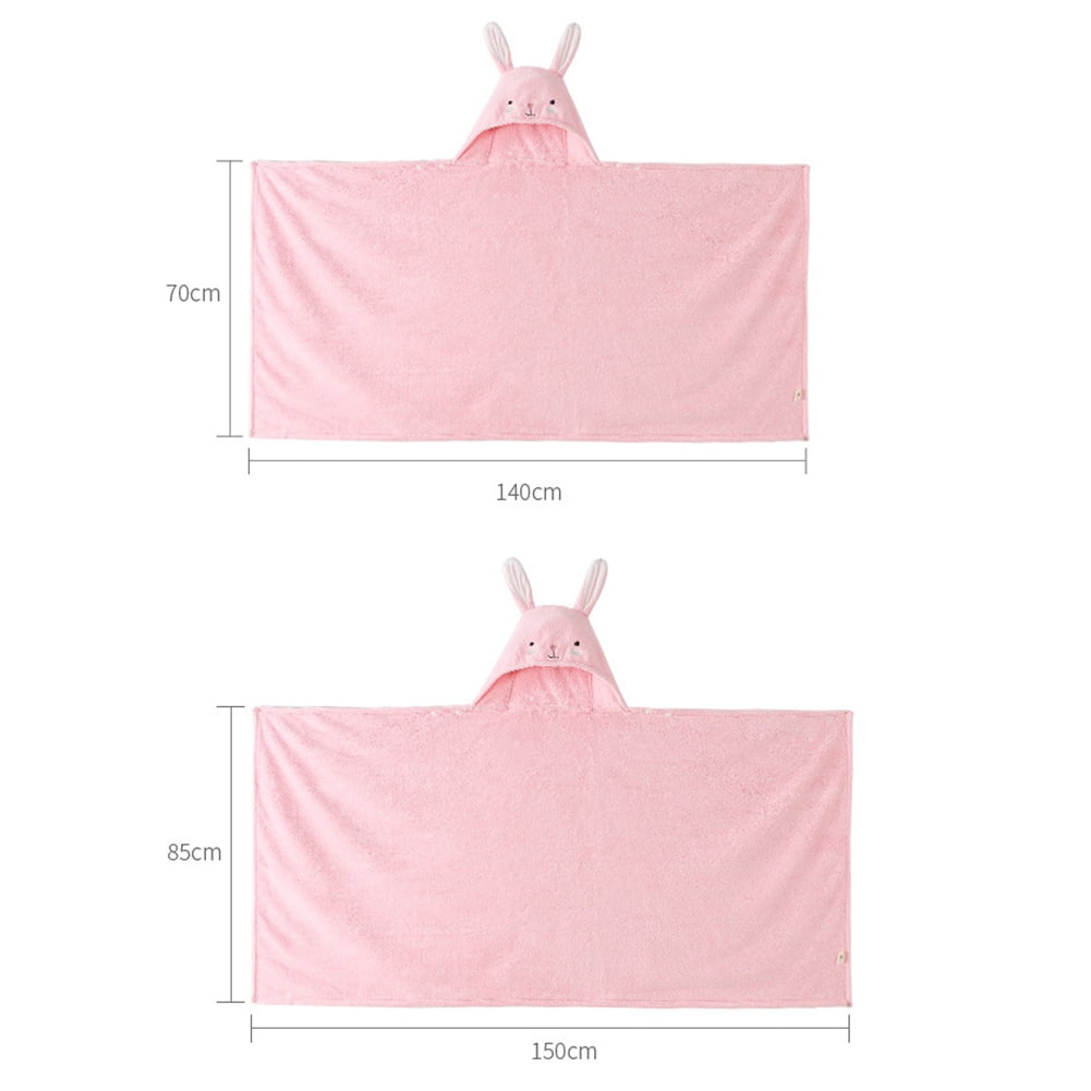 URMAGIC Baby Coral Fleece Bath Towel Ultra Soft Hooded Towel Highly Absorbent Toddlers Bathrobe Blanket Kids Shower Gifts for Boys Girls