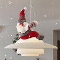 thumbnail image 3 of Alzapaños para cortinas navideños, decoraciones navideñas creativas, cortinas ligeras Santa, 3 of 6