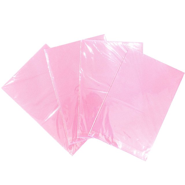 Bewildely Forro para refrigerador de 16 piezas, alfombrilla recortable para armario, estantería, alfombrillas impermeables, accesorio para el hogar, Suministros de limpieza para el hogar Rosa claro Bewildely HA066831-12
