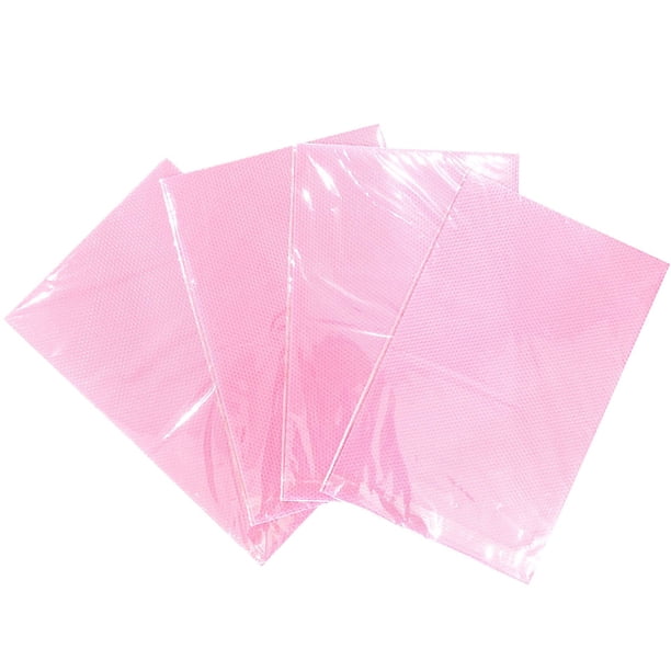 Bewildely Forro para refrigerador de 16 piezas, alfombrilla recortable para armario, estantería, alfombrillas impermeables, accesorio para el hogar, Suministros de limpieza para el hogar Rosa claro Bewildely HA066831-12