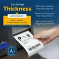thumbnail image 5 of LabelMe 4x6 Thermal Labels - 4x6 Labels, Shipping Labels, 4x6 Fanfold Label Paper- Thermal Printer Labels for USPS, FedEx, UPS 500 Labels, 5 of 7