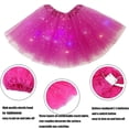 thumbnail image 4 of Falda tipo tutú LED TRYUEN con lentejuelas y estrellas iluminadas para mujer, 4 of 7