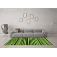 thumbnail image 3 of Ahgly Company Indoor Rectangle Abstract Green Modern Area Rugs, 2' x 5', 3 of 4