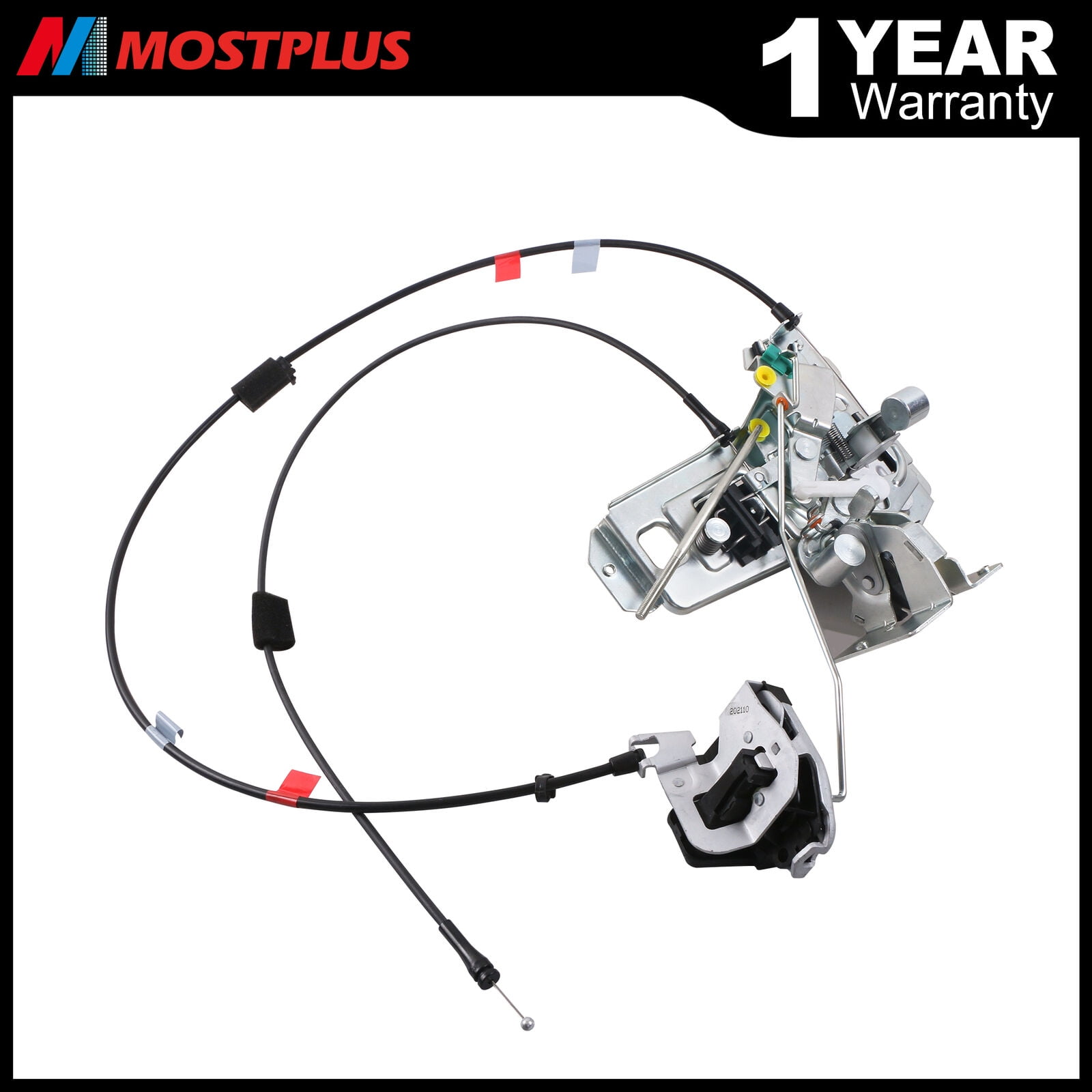 Right Sliding Door Latch Assembly W/ Cable For 19922019 Ford E150 E250