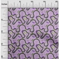thumbnail image 2 of oneOone Cotton Poplin Purple Fabric Travel Craft Projects Decor Fabric Printed By The Yard 56 Inch Wide, 2 of 4