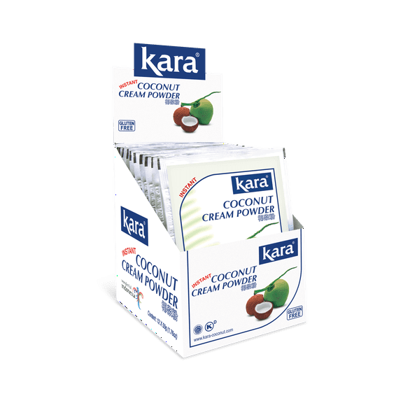 KARA COCONUT CREAM POWDER 12 PACKS/DISPLAY BOX, 1.76 OZ(50G)