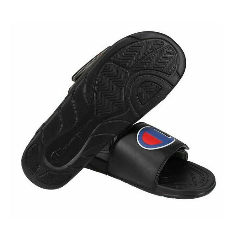 Slide Black Adjustable Men's Slides New Men Size 10 - Walmart.com
