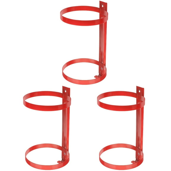 Zehuanyu 3pcs Fire Extinguisher Hanger Fire Extinguisher Fixing Wall Rack Wall Hanging Bracket