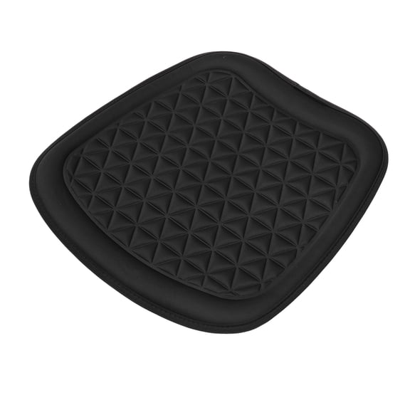 Unique Bargains 1 Pc 48.5x49cm Universal Car Seat Cushion - for Car Travel Driving Seat Protection Pad Cover Anti-Slip - Cotton Black