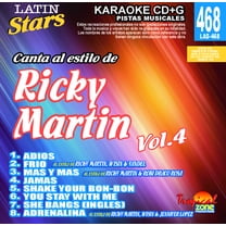 Karaoke Latin Stars 468 Ricky Martin Vol. 4
