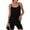 a-682Black123, variant on Womens U Scoop Neck Thin Spaghetti Strap Solid Curved Hem Long Tank Tops Summer Loose Soft Daily Workout Beach Casual Layering Camis For Ladies Soft Top XXL