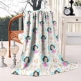 thumbnail image 3 of Fairy Tale Princess Pattern Blanket,Comfortable Soft Flannel Throw Blanket,All Season,Warm Lightweight Blankets for Sofa Bed Couch Living Room Chair,50"x60", 3 of 4