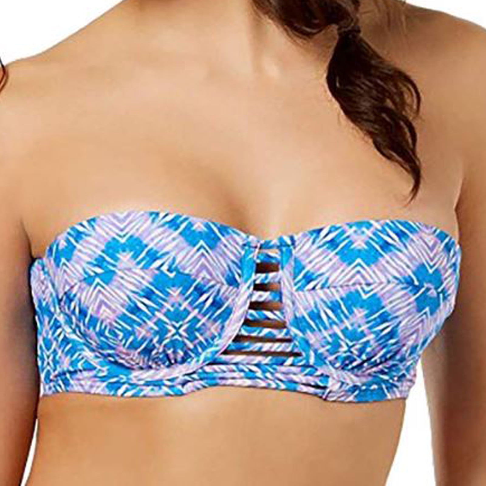 Sundazed Womens Abigail BraSized Underwire Bandeau Double Strap Bikini