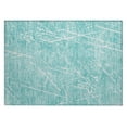 thumbnail image 2 of Addison Rugs Chantille Indoor/Outdoor Transitional Lines Teal Washable Rectangle Rug, 1'8" x 2'6", 2 of 6
