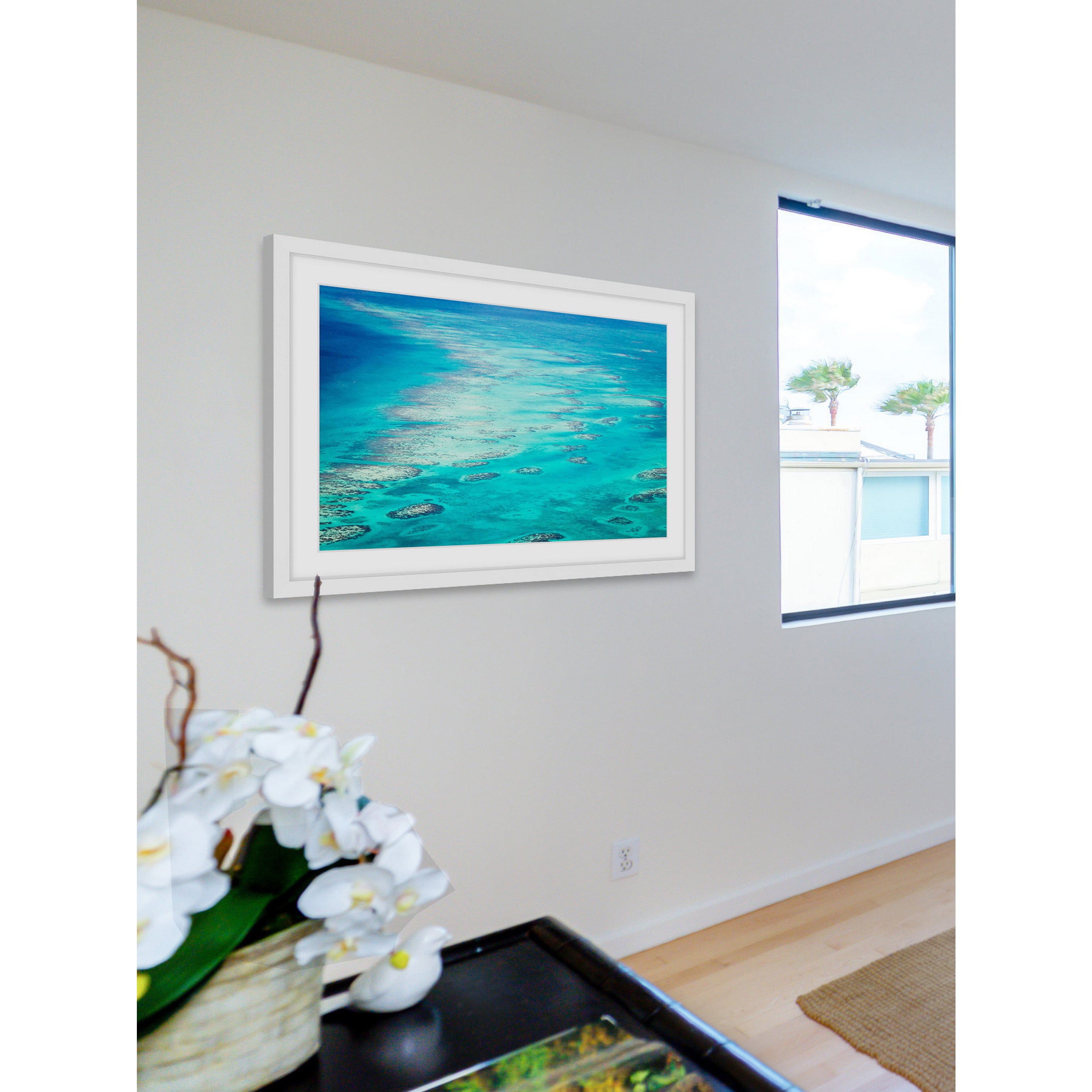 "Ocean Rocks" Framed Painting Print