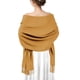thumbnail image 1 of Chal AURUZA para Vestidos de Noche Pashmina Camel para Mujeres, 1 of 7