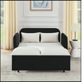 thumbnail image 6 of 53" Convertible Sleeper Sofa Bed with 2 Removable Armrests and USB Power Port, 6 of 20