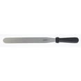 thumbnail image 2 of HUBERT® Spatula Stainless Steel with Black Polypropylene Handle - 10"L Blade, 2 of 3